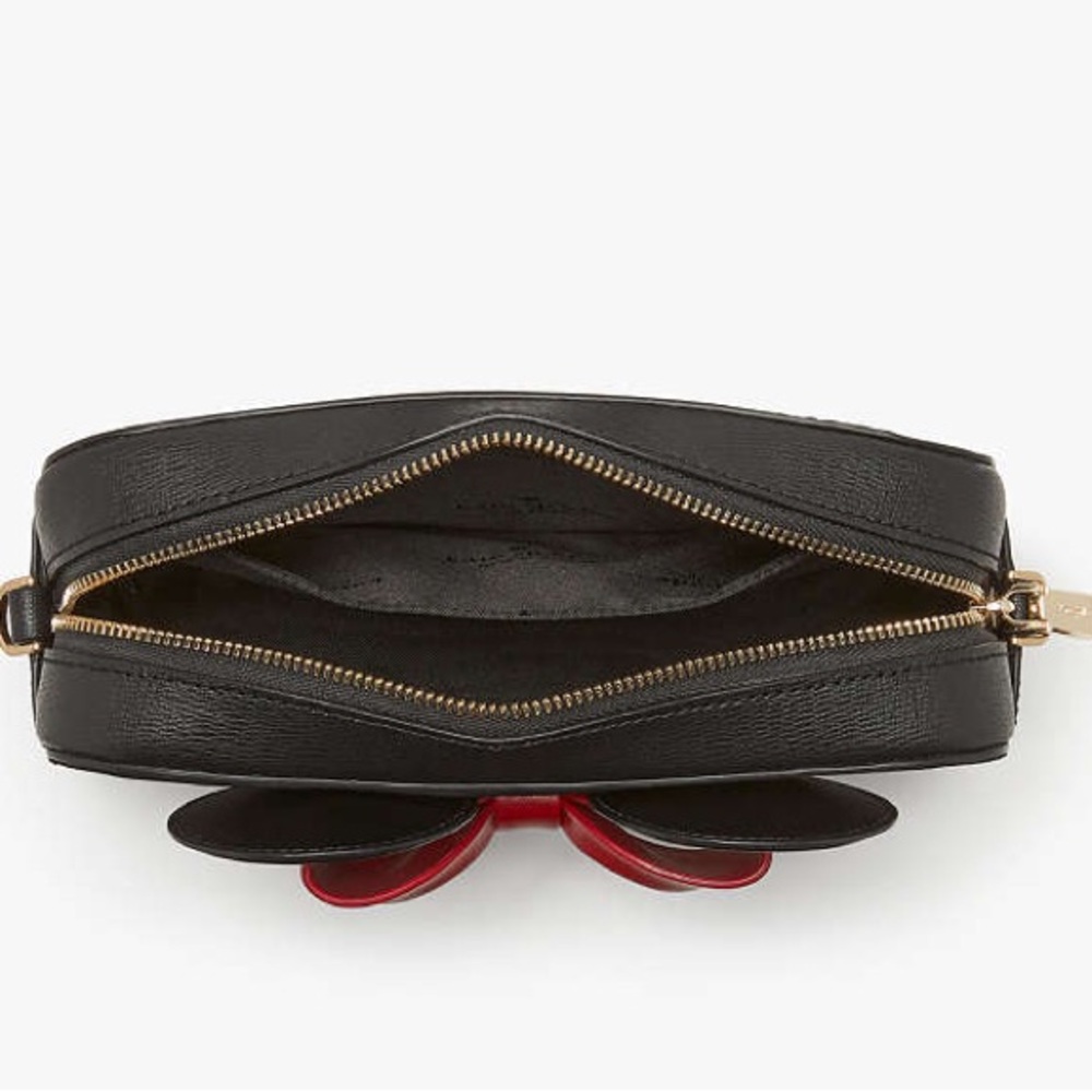NWT-Disney x Kate Spade-Minnie Mouse-Mini Camera Bag-Black with Red Bow-$329 - Picture 14 of 15